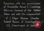 Immagine di John Edgar Hoover Washington DC USA, 1936, secondo 57 filmato di repertorio 65675062627
