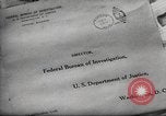 Image of FBI fingerprint library Washington DC USA, 1936, second 10 stock footage video 65675062630