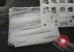 Image of FBI fingerprint library Washington DC USA, 1936, second 15 stock footage video 65675062630
