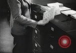Image of FBI fingerprint library Washington DC USA, 1936, second 31 stock footage video 65675062630
