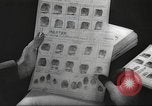 Image of FBI fingerprint library Washington DC USA, 1936, second 40 stock footage video 65675062630