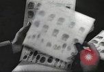 Image of FBI fingerprint library Washington DC USA, 1936, second 44 stock footage video 65675062630