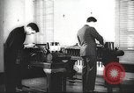 Image of FBI fingerprint library Washington DC USA, 1936, second 46 stock footage video 65675062630