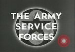 Image of The American Army Service forces European Theater, 1943, second 7 stock footage video 65675062661