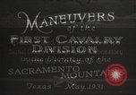 Immagine di 1a divisione di cavalleria Texas Sacramento Mountains USA, 1931, secondo 22 filmato di repertorio 65675062665