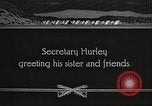 Image of Patrick J Hurley Fort Bliss Texas USA, 1931, second 37 stock footage video 65675062673