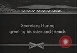 Image of Patrick J Hurley Fort Bliss Texas USA, 1931, second 39 stock footage video 65675062673