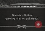 Image of Patrick J Hurley Fort Bliss Texas USA, 1931, second 40 stock footage video 65675062673