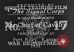 Image of Cavalry Rifle Platoon Kansas United States USA, 1933, second 14 stock footage video 65675062675