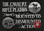 Image of Cavalry Rifle Platoon Kansas United States USA, 1933, second 29 stock footage video 65675062675