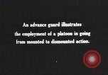 Image of Cavalry Rifle Platoon Kansas United States USA, 1933, second 5 stock footage video 65675062677