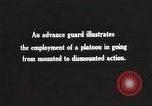 Image of Cavalry Rifle Platoon Kansas United States USA, 1933, second 7 stock footage video 65675062677