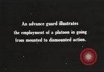 Image of Cavalry Rifle Platoon Kansas United States USA, 1933, second 8 stock footage video 65675062677