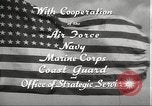 Standbild USA Soldaten Camp Johnston Florida USA, 1943, aus Sekunde 27 historischem Filmmaterial Videoclip 65675062684