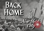 Standbild Kriegszeit-zuständen auf American Home vorne New York City USA, 1943, aus Sekunde 8 historischem Filmmaterial Videoclip 65675062685