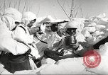 Standbild russische Soldaten Ostfront europäischen Theater, 1943, aus Sekunde 62 historischem Filmmaterial Videoclip 65675062686