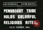 Immagine di Tribù Penobscot Old Town Maine USA, 1937, secondo 8 filmato di repertorio 65675062688