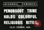 Immagine di Tribù Penobscot Old Town Maine USA, 1937, secondo 10 filmato di repertorio 65675062688