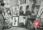 Image of painting exhibition New York City USA, 1937, second 15 stock footage video 65675062690