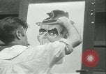 Image of painting exhibition New York City USA, 1937, second 25 stock footage video 65675062690