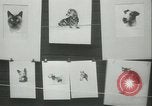 Image of painting exhibition New York City USA, 1937, second 39 stock footage video 65675062690