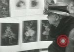 Image of painting exhibition New York City USA, 1937, second 46 stock footage video 65675062690