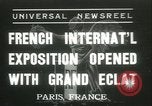 Image of International Exposition Paris 1937 Paris France, 1937, second 1 stock footage video 65675062691
