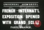Image of International Exposition Paris 1937 Paris France, 1937, second 5 stock footage video 65675062691