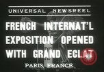 Image of International Exposition Paris 1937 Paris France, 1937, second 7 stock footage video 65675062691