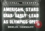 Image of Hitler presiding over Olympic games Berlin Germany, 1936, second 11 stock footage video 65675062695