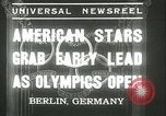 Image of Hitler presiding over Olympic games Berlin Germany, 1936, second 12 stock footage video 65675062695