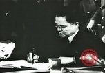 Image of Ambassador Oshima signs pact France, 1942, second 18 stock footage video 65675062702