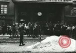 Image of Norwegian civilians board trains for ski trip Oslo Norway, 1942, second 4 stock footage video 65675062703