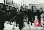 Image of Norwegian civilians board trains for ski trip Oslo Norway, 1942, second 21 stock footage video 65675062703