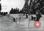 Image of slalom race Europe, 1942, second 23 stock footage video 65675062704