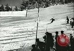 Image of slalom race Europe, 1942, second 25 stock footage video 65675062704