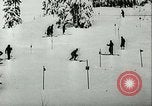 Image of slalom race Europe, 1942, second 37 stock footage video 65675062704