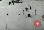 Image of slalom race Europe, 1942, second 38 stock footage video 65675062704