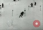 Image of slalom race Europe, 1942, second 39 stock footage video 65675062704