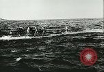 Image of German submarine U-564 reloads torpedo at sea Atlantic Ocean, 1942, second 54 stock footage video 65675062706