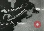 Standbild Deutsche Seeleute an Bord eines U-Bootes aus Nordamerika Saint Lawrence River North America, 1942, aus Sekunde 3 historischem Filmmaterial Videoclip 65675062717