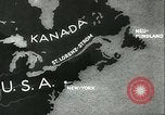 Standbild Deutsche Seeleute an Bord eines U-Bootes aus Nordamerika Saint Lawrence River North America, 1942, aus Sekunde 5 historischem Filmmaterial Videoclip 65675062717