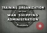 Image of United States Merchant Marine United States USA, 1942, second 7 stock footage video 65675062732