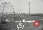 Image of St Louis Browns baseball team at spring training United States USA, 1950, second 1 stock footage video 65675062752