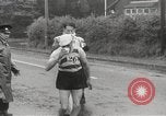 Image of 100 mile walking race United Kingdom, 1954, second 16 stock footage video 65675062763