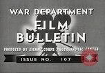 Image US Army films pour les soldats durant Seconde Guerre Mondiale United States USA, 1943, de la seconde 3 séquences d'archives historiques vidéo 65675062805
