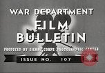 Image US Army films pour les soldats durant Seconde Guerre Mondiale United States USA, 1943, de la seconde 5 séquences d'archives historiques vidéo 65675062805