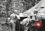 Image of U.S. troops in combat zones watch movies in World War II Pacific theater, 1943, second 49 stock footage video 65675062808