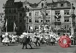 Image of United States soldiers Pilsen Czechoslovakia, 1945, second 5 stock footage video 65675062816