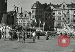 Image of United States soldiers Pilsen Czechoslovakia, 1945, second 27 stock footage video 65675062816